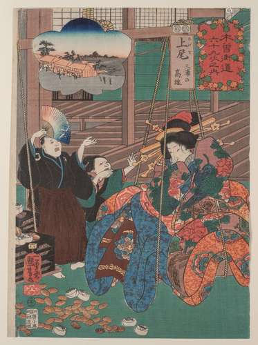 UTAGAWA KUNISADA (1786-1864), a.o.