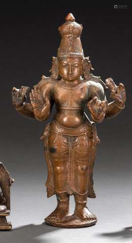 A BRONZE FIGURE OF SHIVA