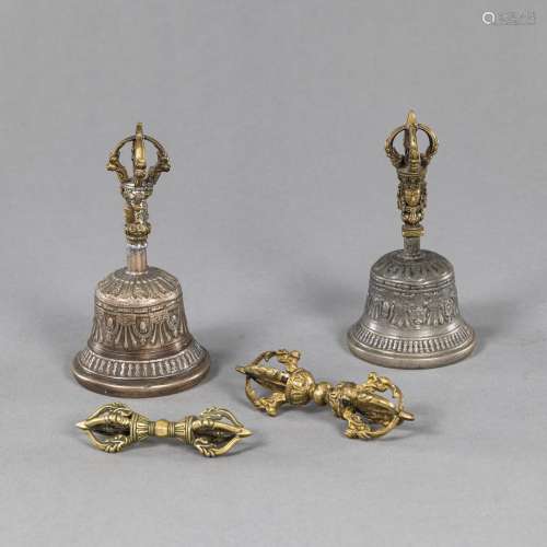 TWO GHANTA AND TWO VAJRA