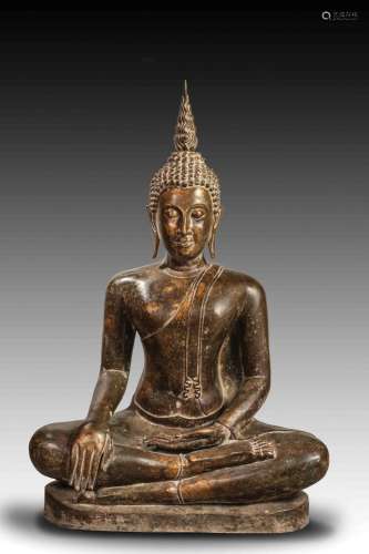 Buddha « Maravijaya » assis
