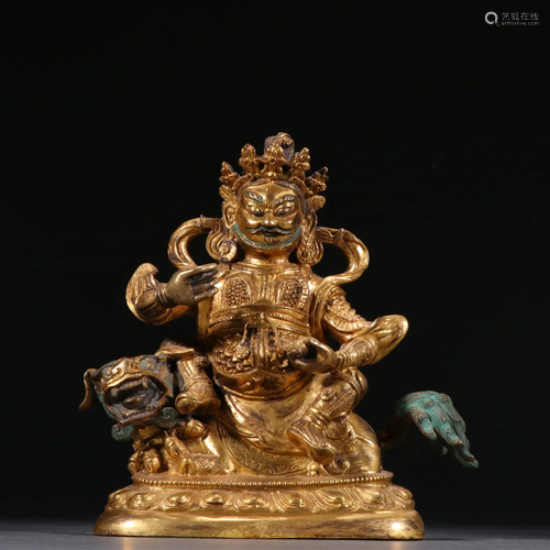 A Fine Gilt-bronze Figure of Buddha