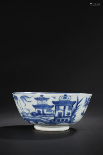 A Delicate Blue and White Bowl
