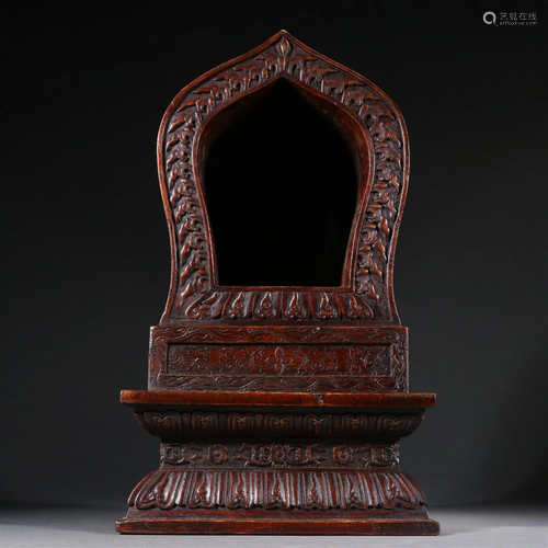 A Rare and Larger Eagle Wood Stupa