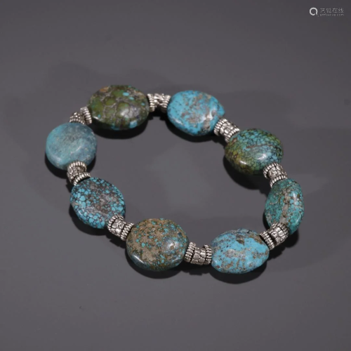 A String of Fine Turquoise Bracelets