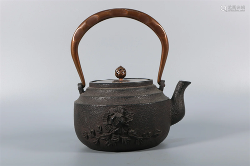 A Rare Japanese Reflow Iron Kettle