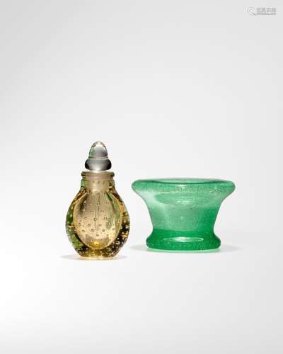 【¤】CARLO SCARPA (1906-1978) Scent Bottlecirca 1934for Venini...