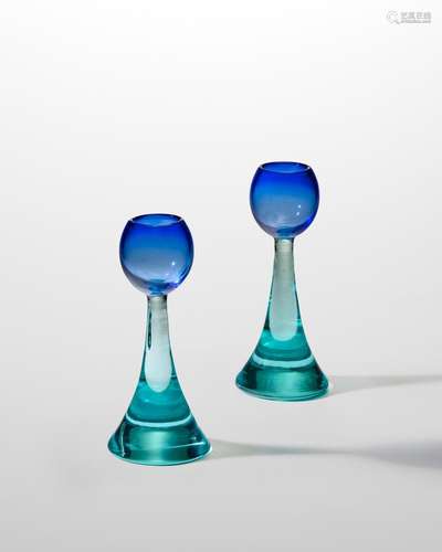 【¤】LUCIANO GASPARI (1913-2007) Pair of Candlestickscirca 196...