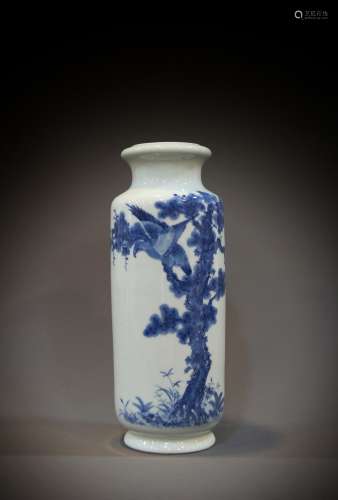 A vase of a Chinese celebrity