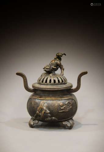 A Chinese bronze from the 19th-20th centuries