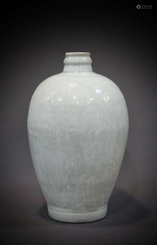 A Chinese porcelain vase from the 11th-12th centuries