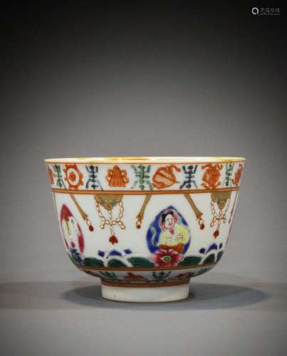 A Chinese 19th century teacup