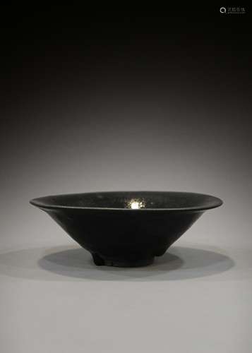 A black porcelain bowl from the 11th-12th centuries in China