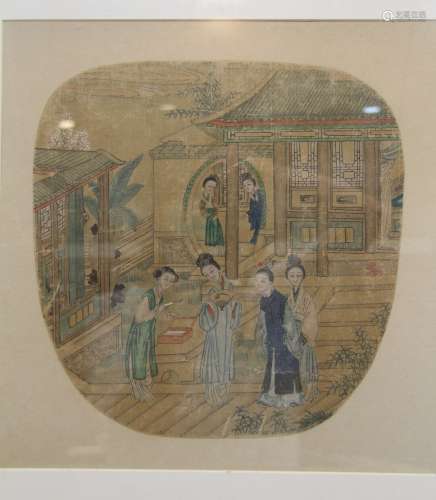 A Chinese painting from the 18th to the 19th century