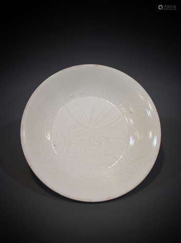 A Chinese 12th century porcelain plate