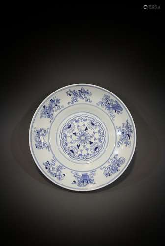 A Chinese plate of the 19th-20th centuries