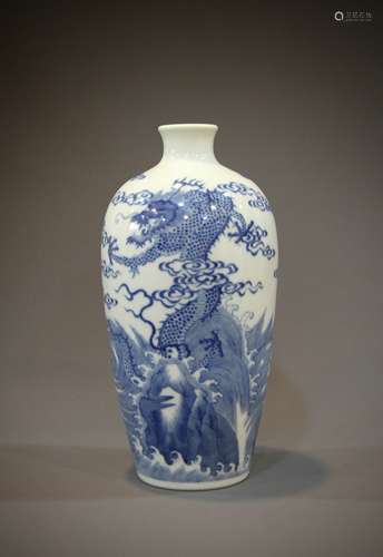 A Chinese vase from the 19th to the 20th century