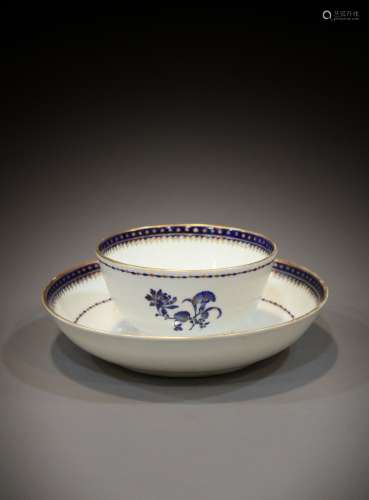 A cup and plate of the 19th-20th century in China