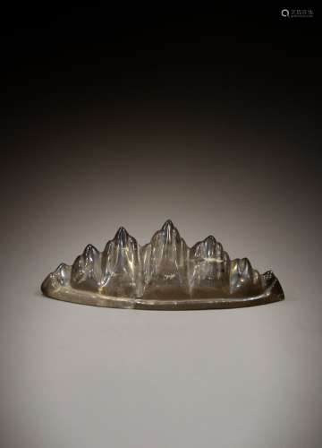 A Chinese crystal artwork from the 19th-20th century