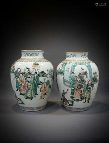 A Chinese porcelain jar from the 18th century