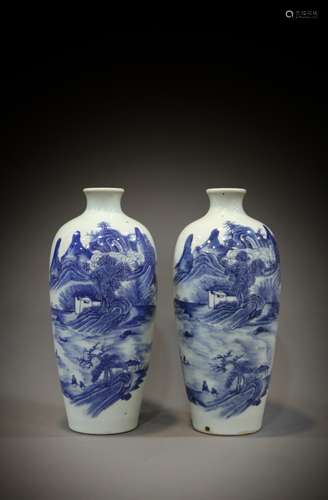 2 Chinese vases from the 19th to the 20th century