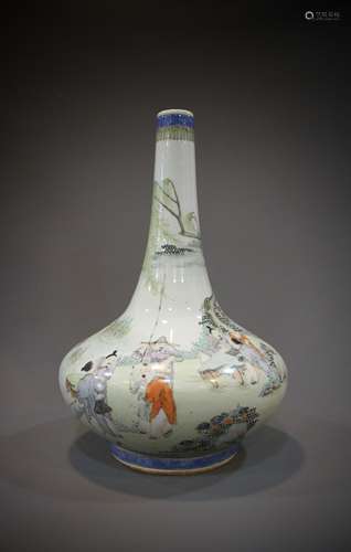 A Chinese vase from the 19th to the 20th century