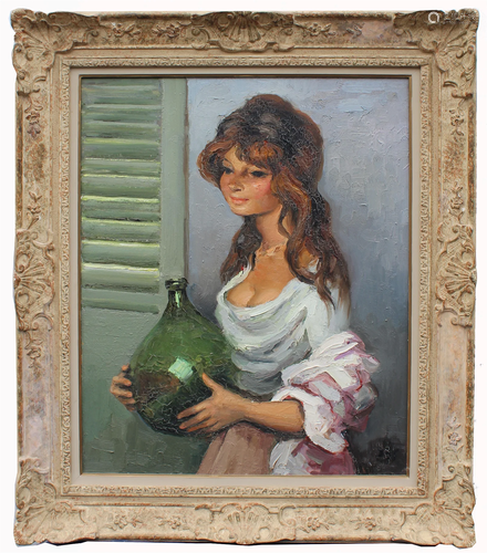 Marcel Dyf (1899 - 1985) "Pauline, la gitane"