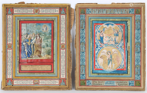 (2) Illuminated Manuscripts