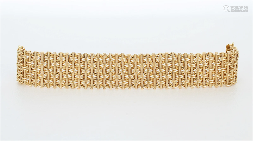 18K UnoAErre Gold Rope Ladder Bracelet