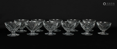 (11) Baccarat Crystal 'Talleyrand' Stemware