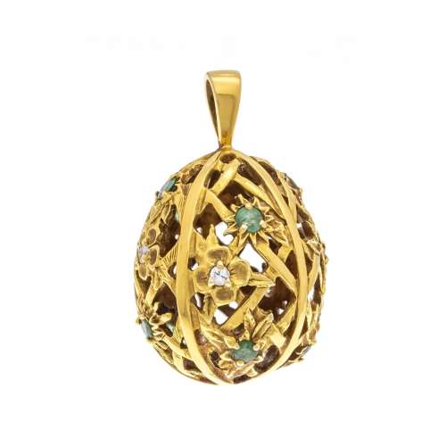 Filigree egg pendant GG 585/00