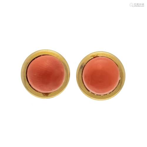 Coral ear studs GG 585/000 wit