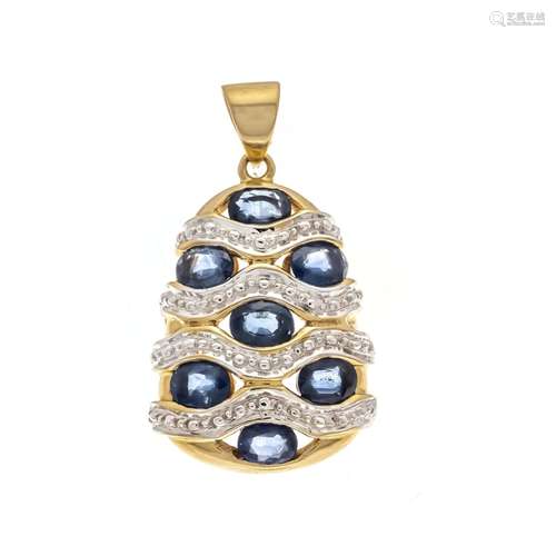 Sapphire pendant GG/WG 585/000