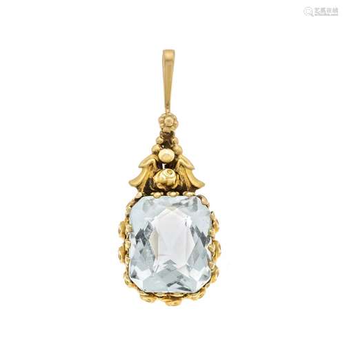 Aquamarine pendant GG 585/000