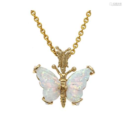 Opal pendant butterfly GG 585/