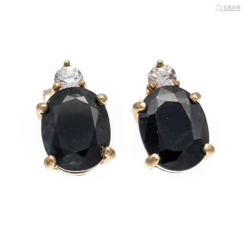 Sapphire ear stud GG 585/000 w