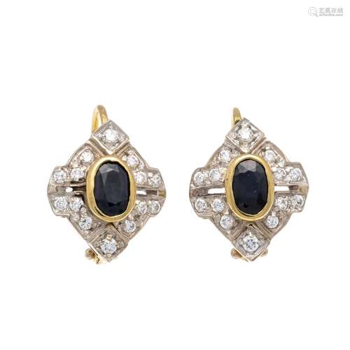 Earrings GG/WG 750/000 with ov