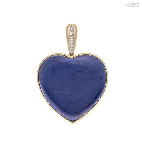 Lapis lazuli clip pendant GG 5