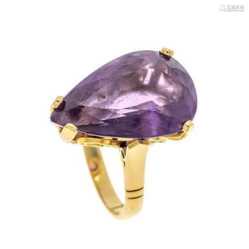 Amethyst ring GG 750/000 unsta