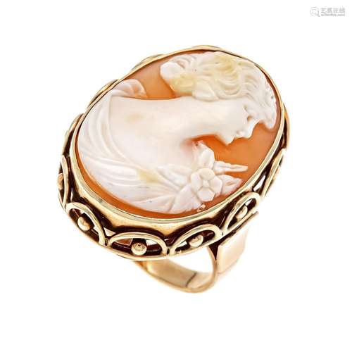 Shell gem ring GG 585/000 with