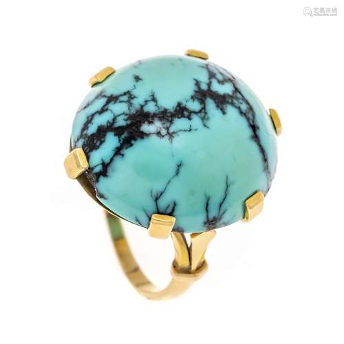 Turquoise ring GG 750/000 unst