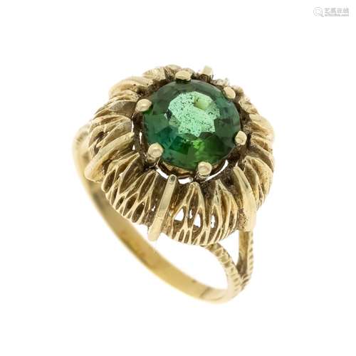 Tourmaline ring GG 585/000 wit