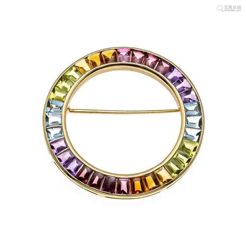 Rainbow ring brooch GG 585/000