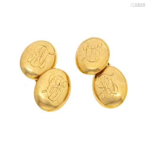 English cufflinks GG 750/000 w