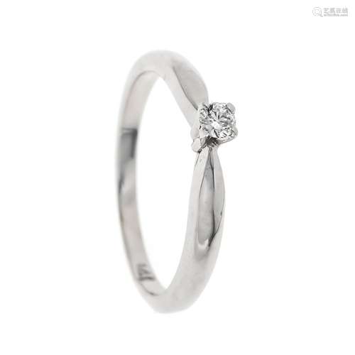 Solitaire diamond ring WG 585/