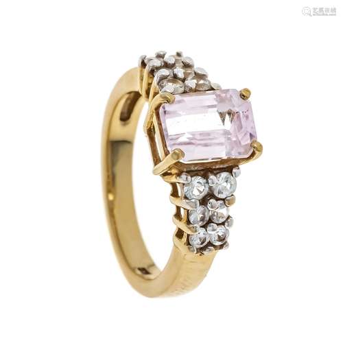 Morganite ring GG/WG 375/000 w