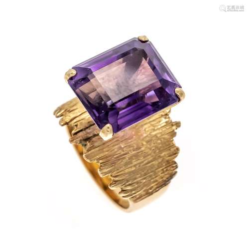 Amethyst ring GG 750/000 with