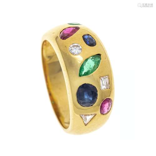 Multicolor diamond ring GG 750