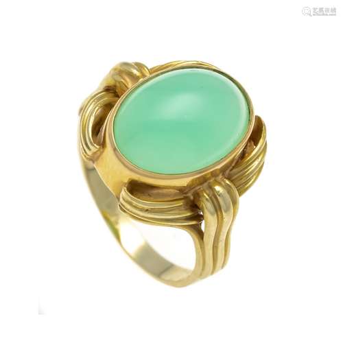 Chrysoprase ring GG 585/000 wi