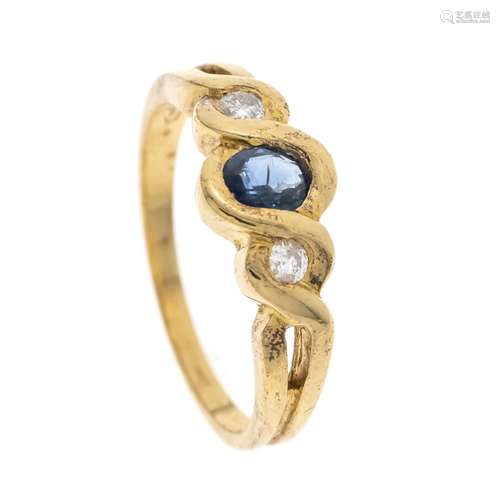 Sapphire and diamond ring GG 5