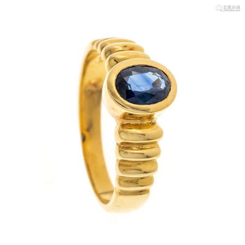 Sapphire ring GG 750/000 with